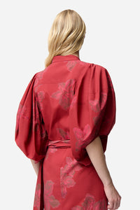 Chemise Felicie en coton - Cerise
