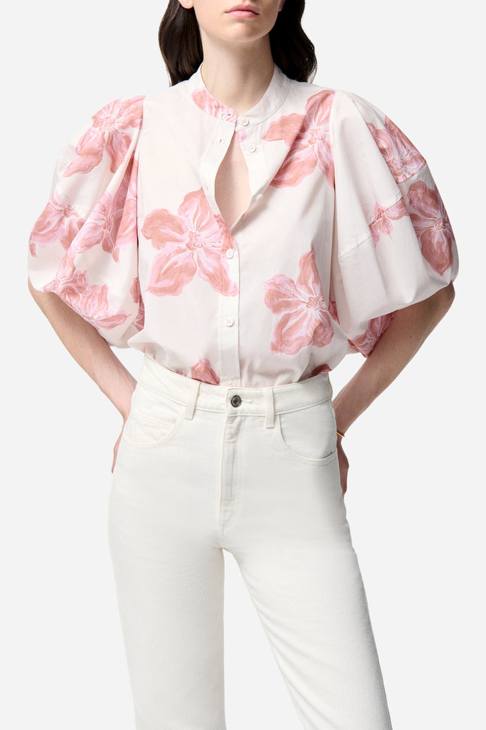 RECO : 95 // Chemise Felicie en coton - Quartz