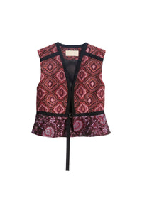 RECO : 130 // Veste Filipo en coton - Multicolore & Rose