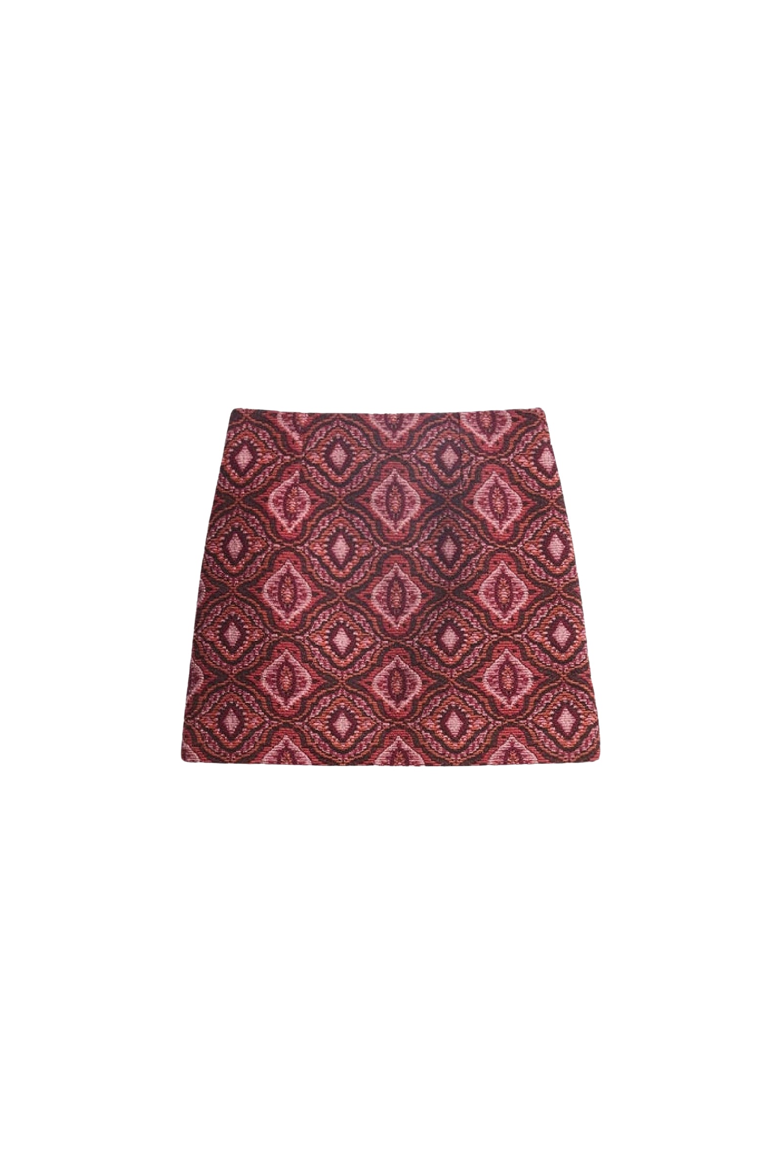 Fall cotton skirt - Multicolored & Pink
