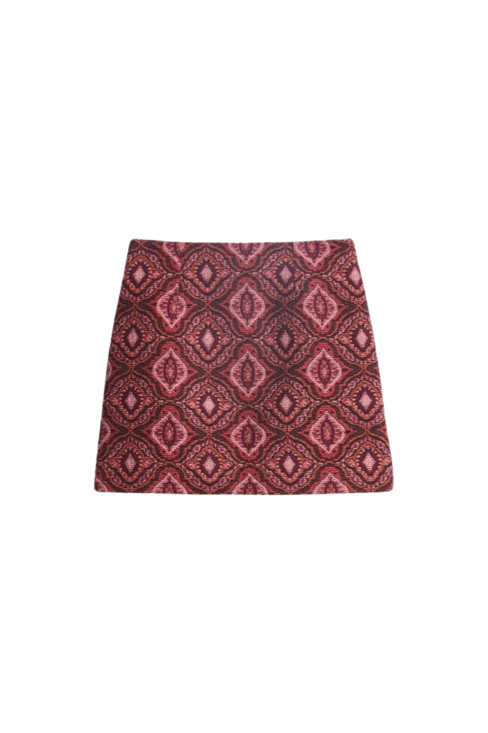RECO : 80 // Jupe Fall en coton - Multicolore & Rose