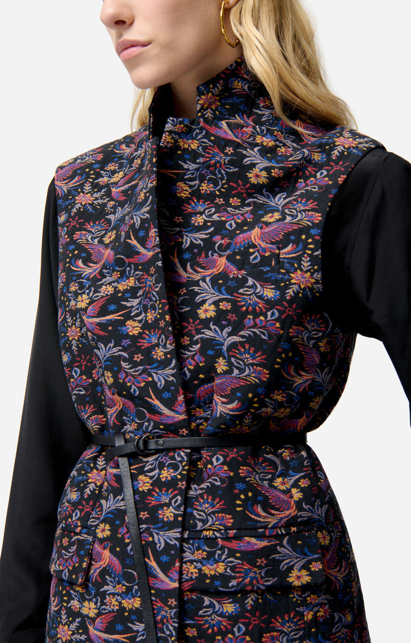 Veste sans manches Jud - Noir & Multicolore