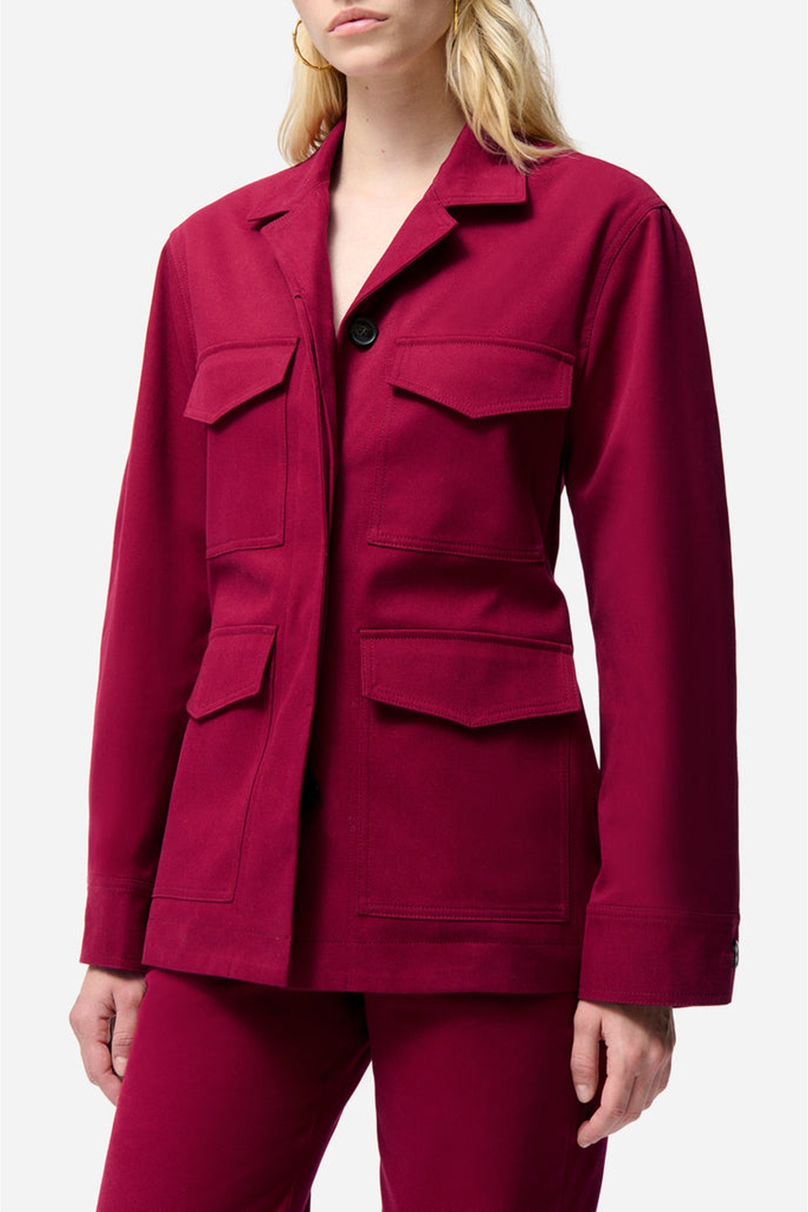 Veste saharienne Felipe - Carmin