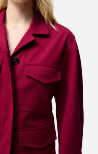 Veste saharienne Felipe - Carmin