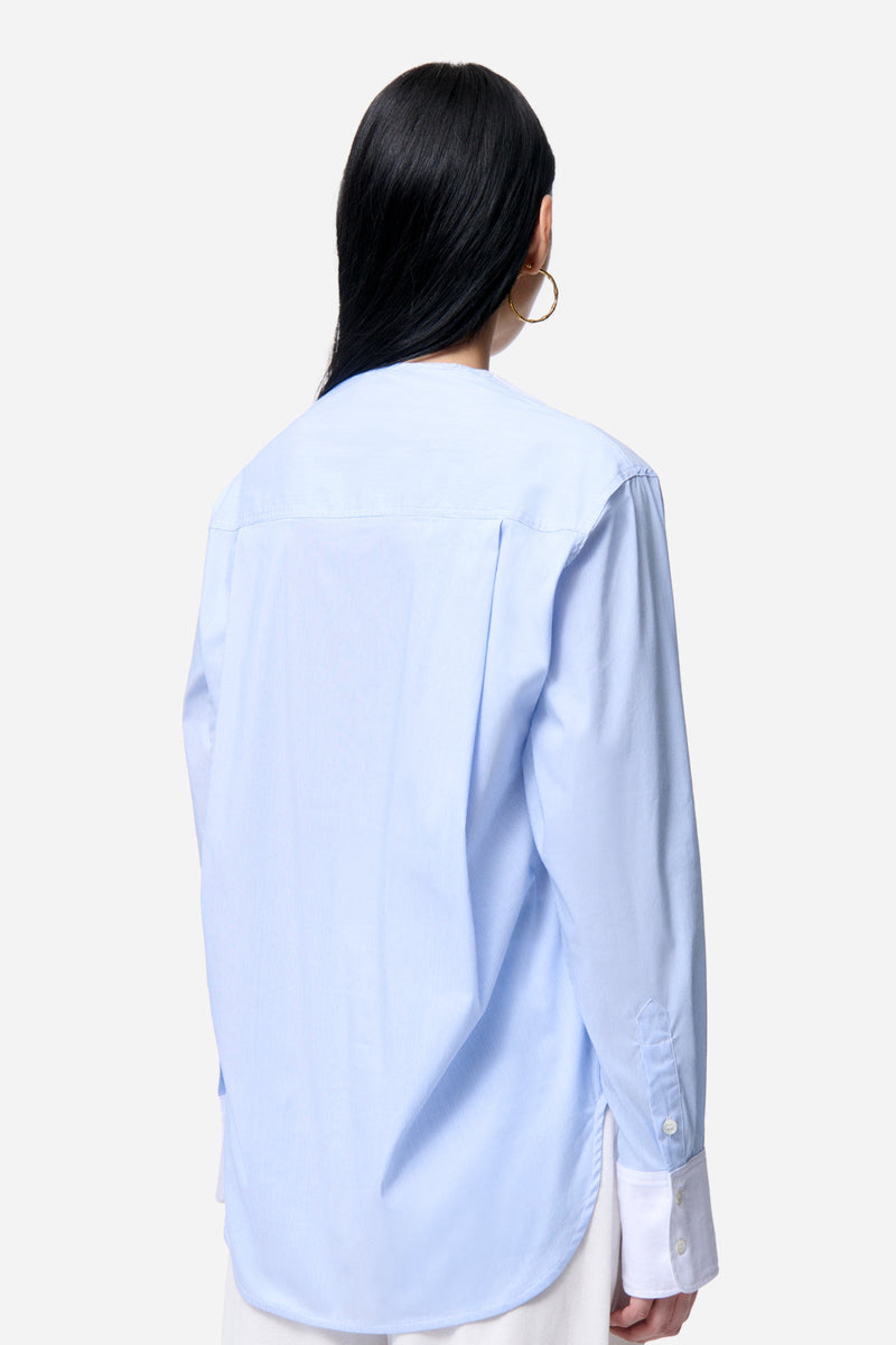 Danny cotton blouse - Sky blue