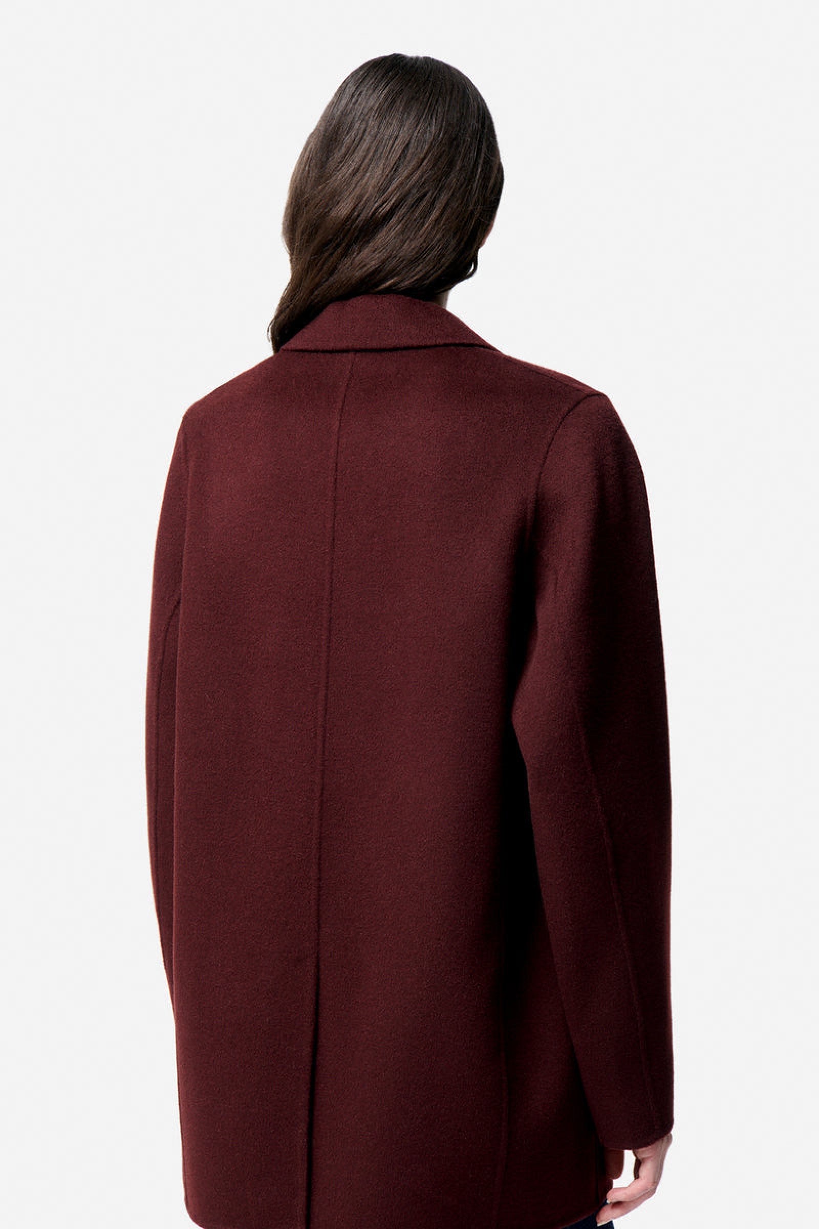 Marc wool jacket - Wine-red & Bordeaux