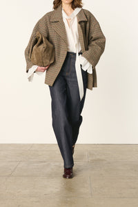 RECO : 270 // Manteau Ferman en laine - Multicolore
