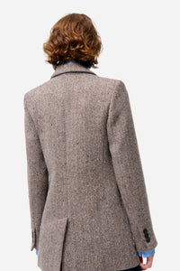 Blazer Floe en laine - Marron Chine