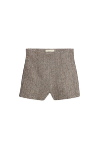 RECO : 80 // Short Huchet en laine - Marron Chine