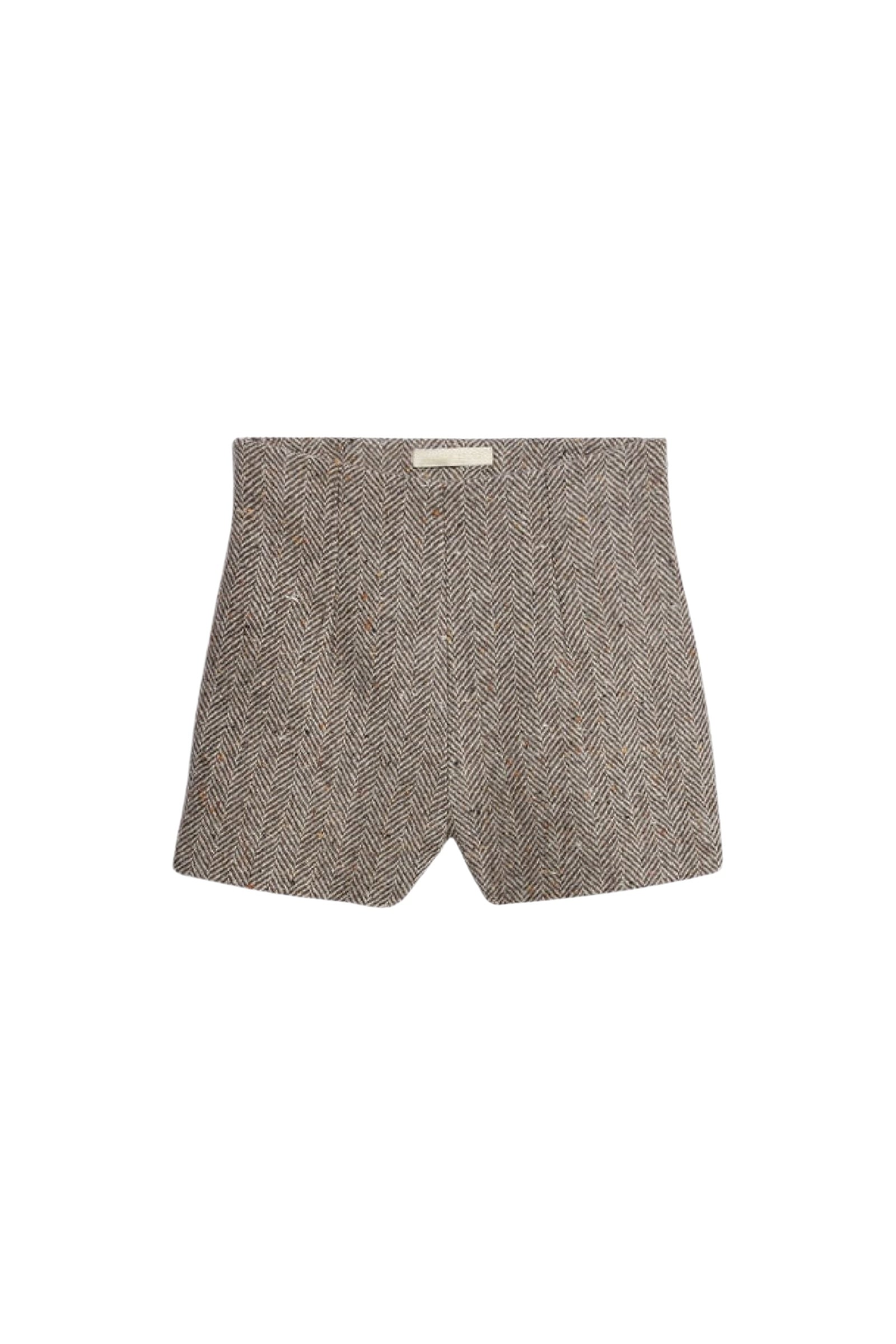 RECO : 80 // Short Huchet en laine - Marron Chine