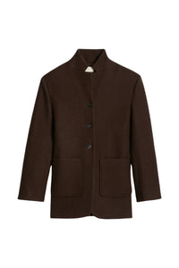 RECO : 195 // Blazer Francès en laine - Marron