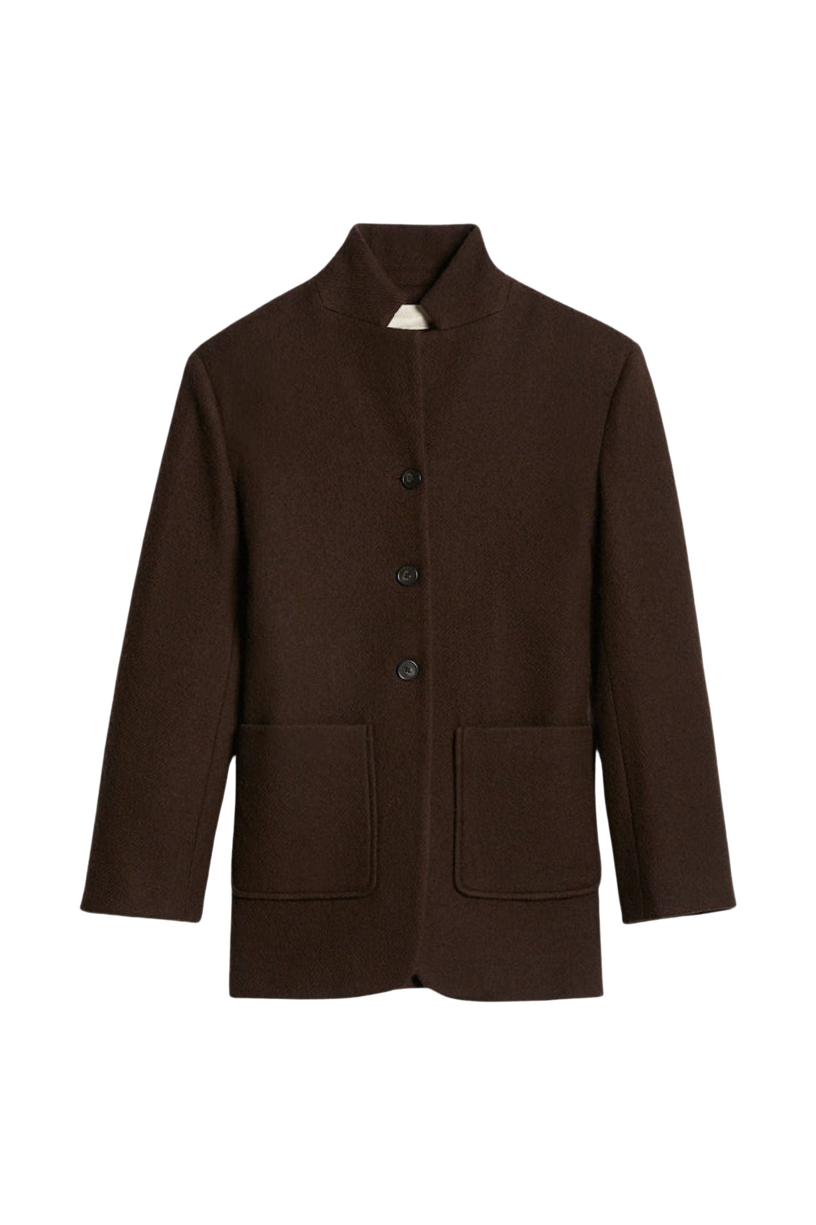 RECO : 195 // Blazer Francès en laine - Marron