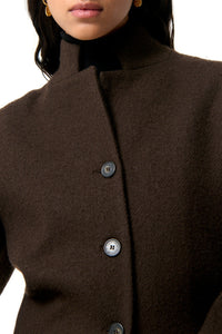 RECO : 195 // Blazer Francès en laine - Marron