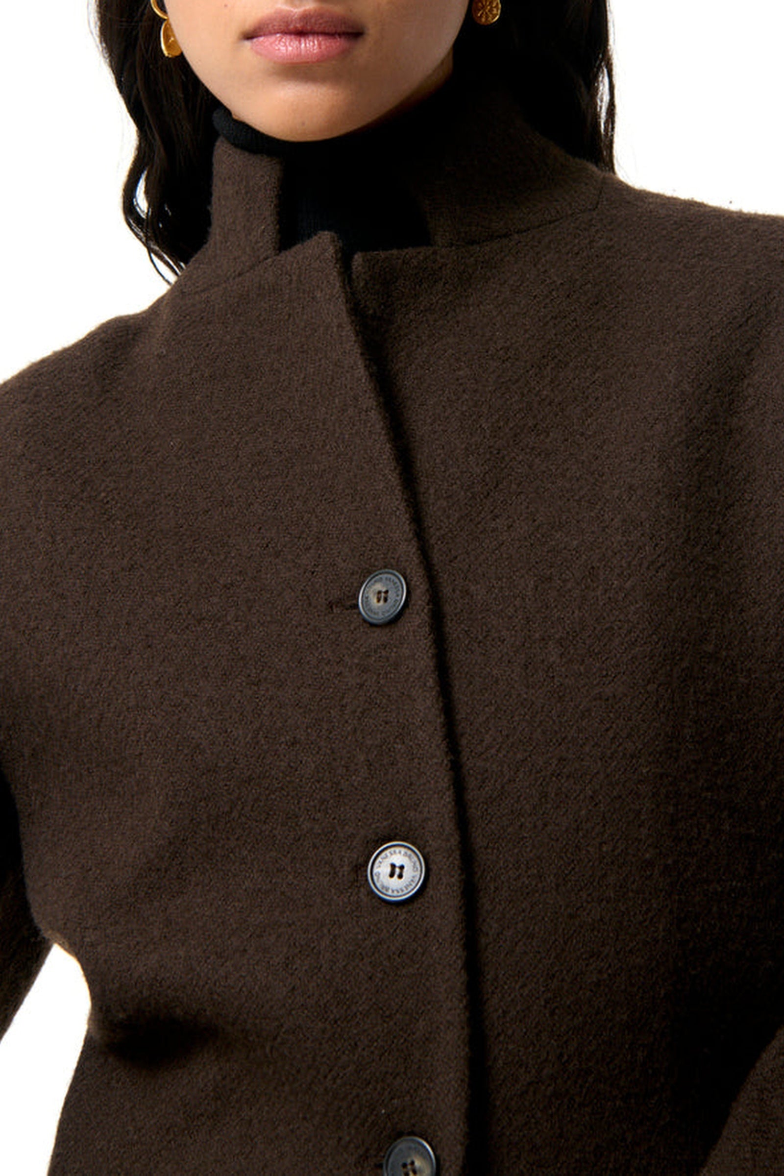 RECO : 195 // Blazer Francès en laine - Marron