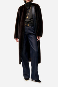 RECO : 290 // Manteau Fluffy - Brun