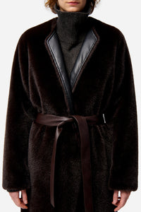 Fluffy Coat - Brown