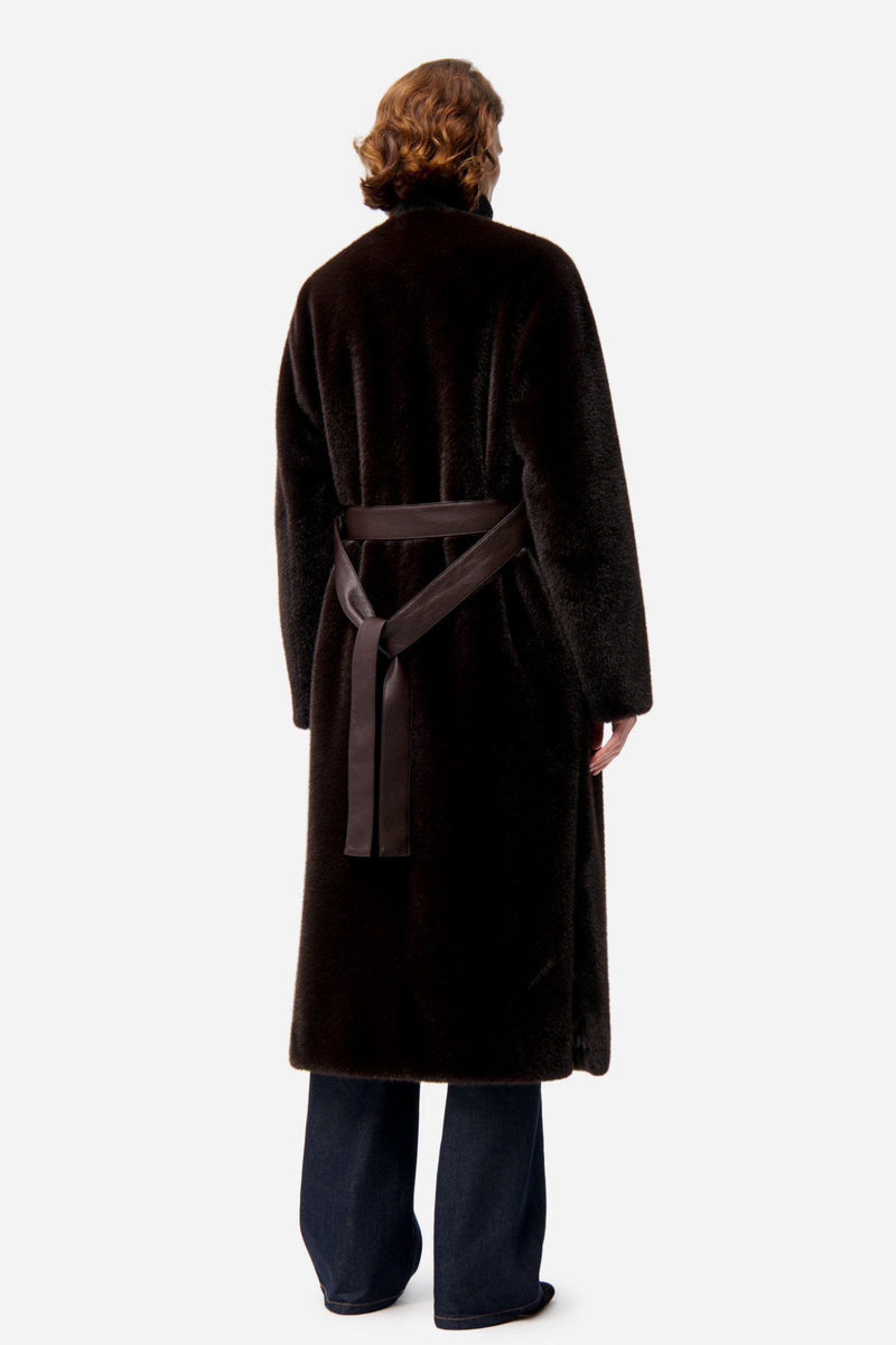 Fluffy Coat - Brown