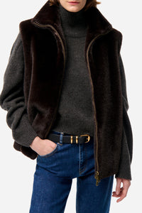 RECO : 170 // Veste sans manches Furo - Brun