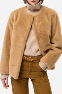 Veste ceinturée Fabu - Beige