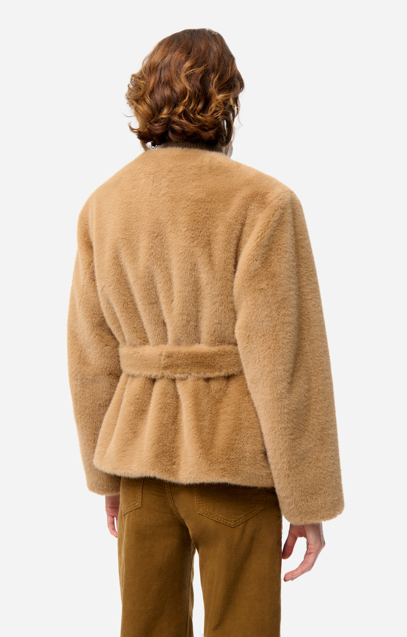 Veste ceinturée Fabu - Beige