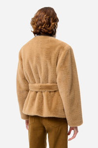 Veste ceinturée Fabu - Beige