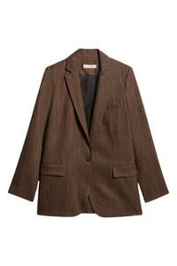 RECO : 150 // Blazer Tilia en laine - Marron
