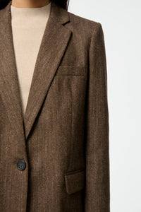 Tilia wool blazer - Brown
