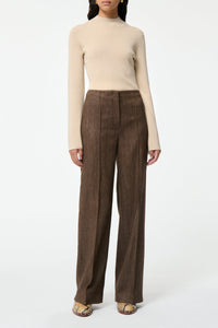 RECO : 120 // Pantalon Faru en laine - Marron