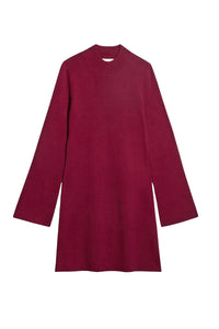 Robe courte Florane en laine - Bordeaux