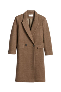 Faloua wool coat - Brown