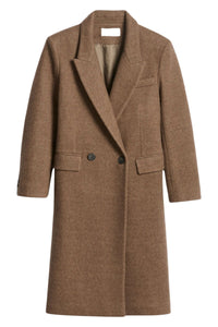 RECO : 250 // Manteau Faloua en laine - Marron