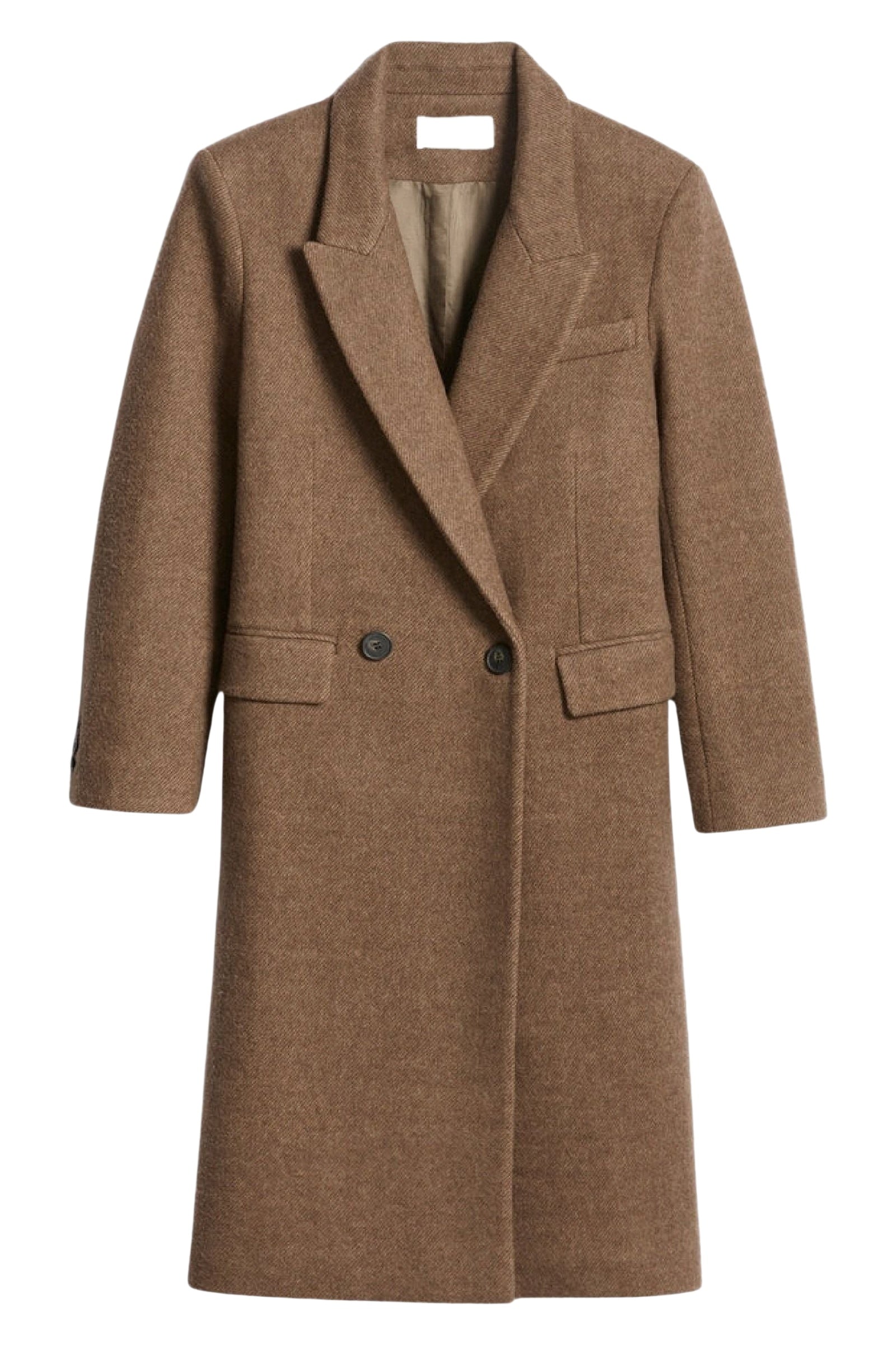 RECO : 250 // Manteau Faloua en laine - Marron