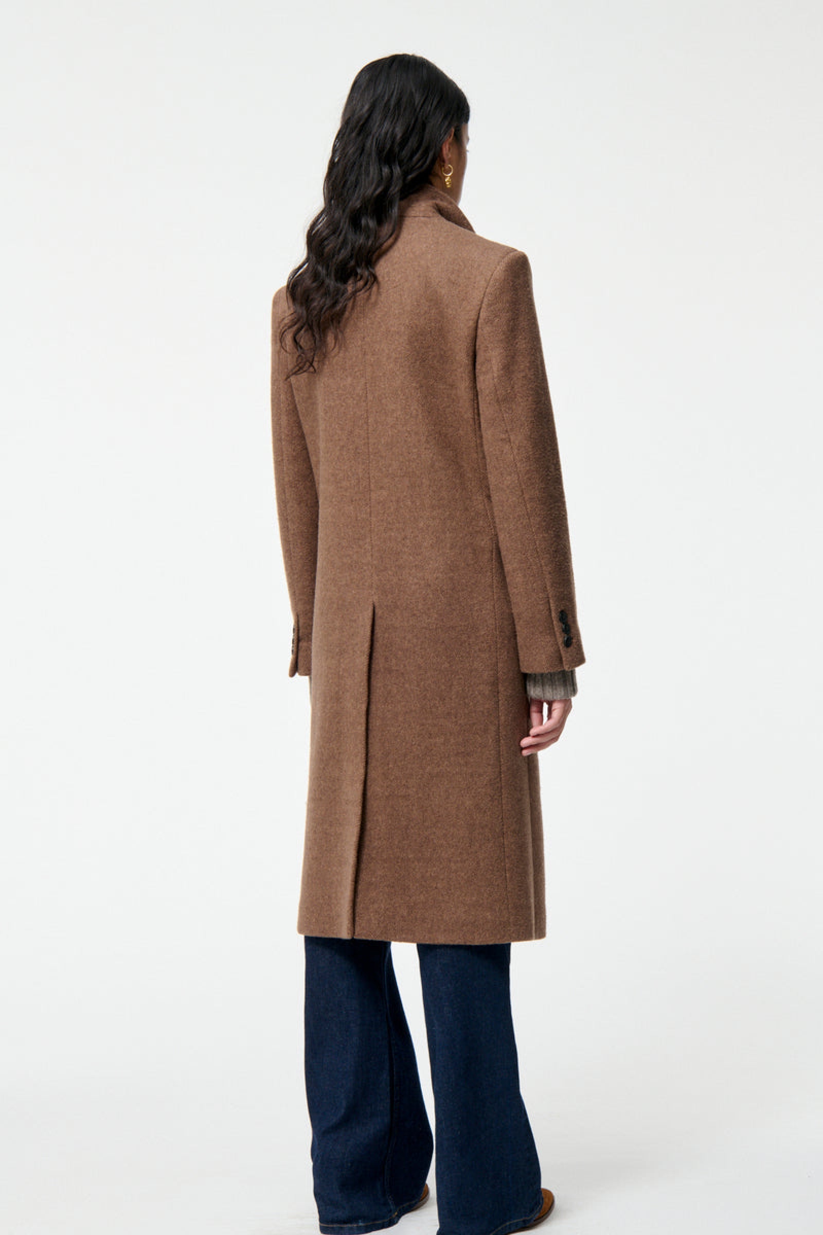 Faloua wool coat - Brown