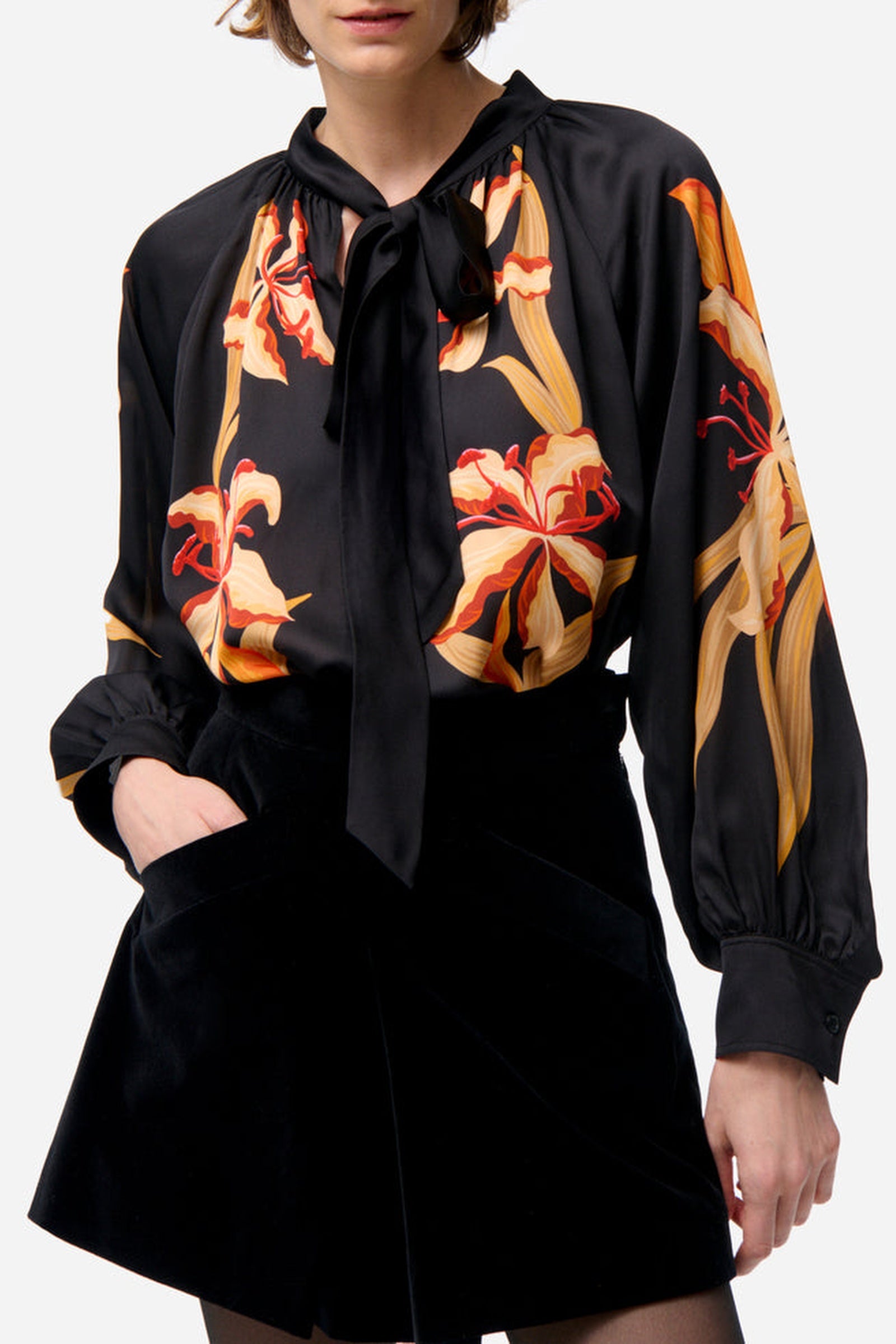 RECO : 130 // Blouse Fadila - Noir