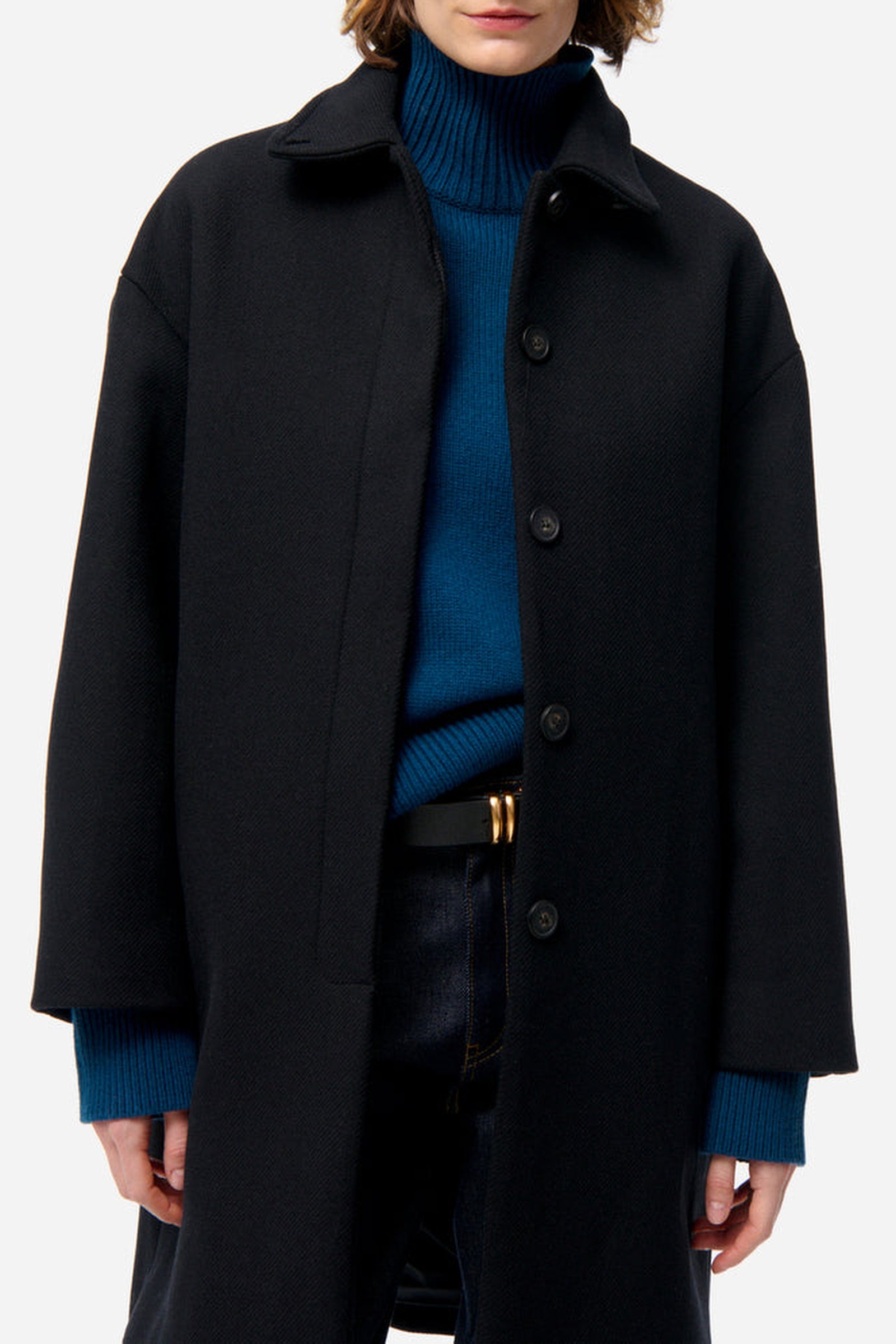 RECO : 190 // Manteau Fépin en laine - Noir