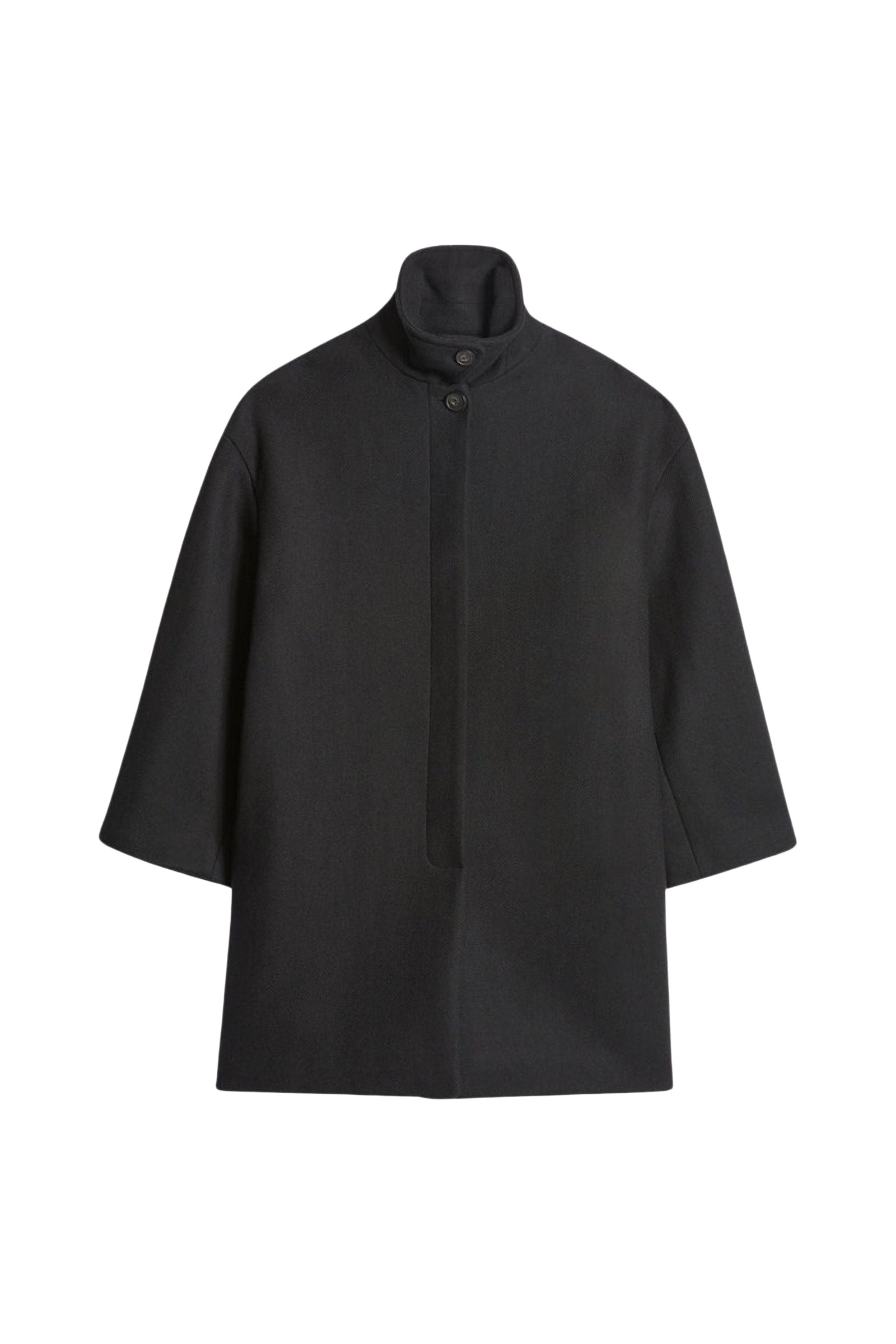 RECO : 190 // Manteau Fépin en laine - Noir