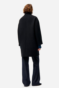 Fépin wool coat - Black
