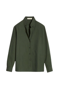 RECO : 85 // Chemise Druyat en coton - Vert Foncé