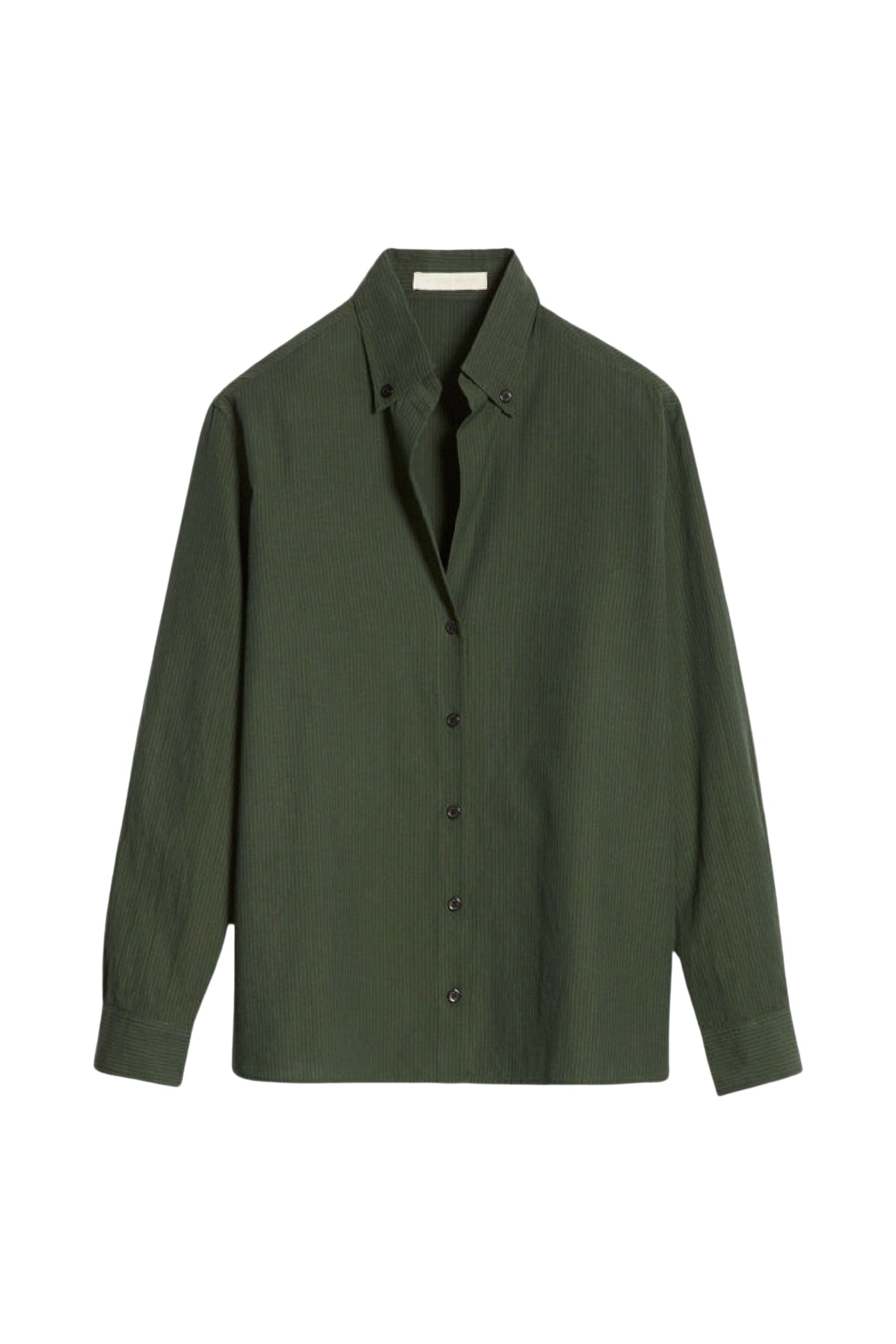 RECO : 85 // Chemise Druyat en coton - Vert Foncé