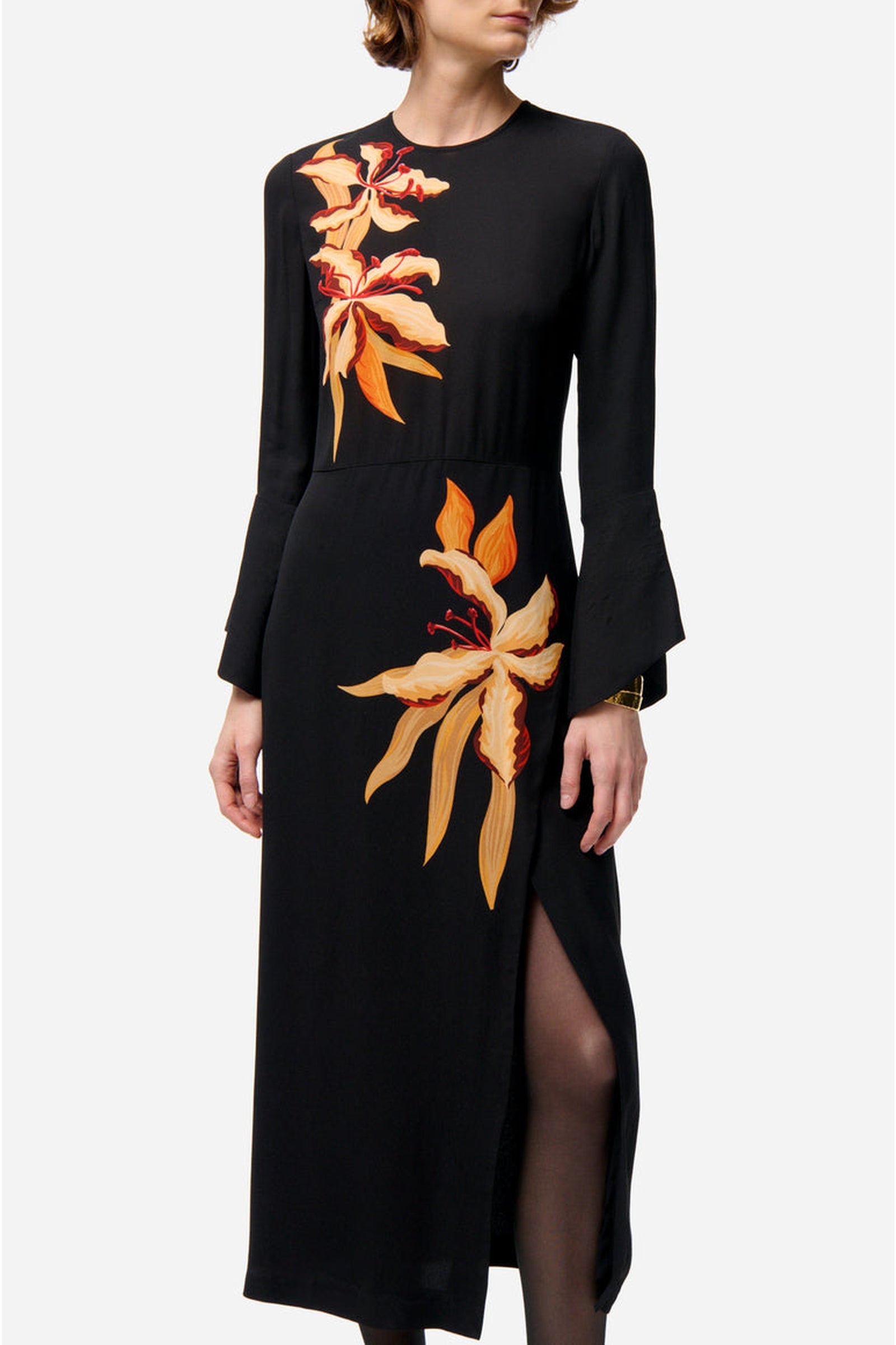 Robe midi Fily - Noir