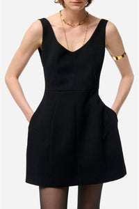 Robe courte Fabulous - Noir