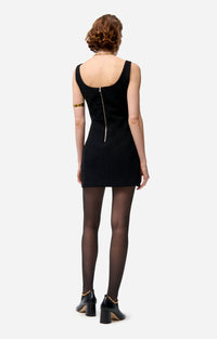 Robe courte Fabulous - Noir