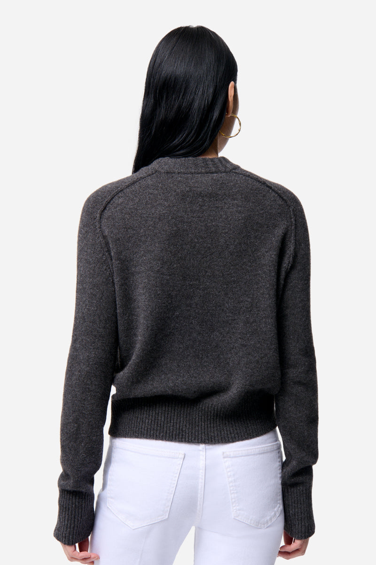 Pull Fresia en laine - Anthracite