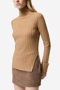 Pull Faucon en laine - Camel