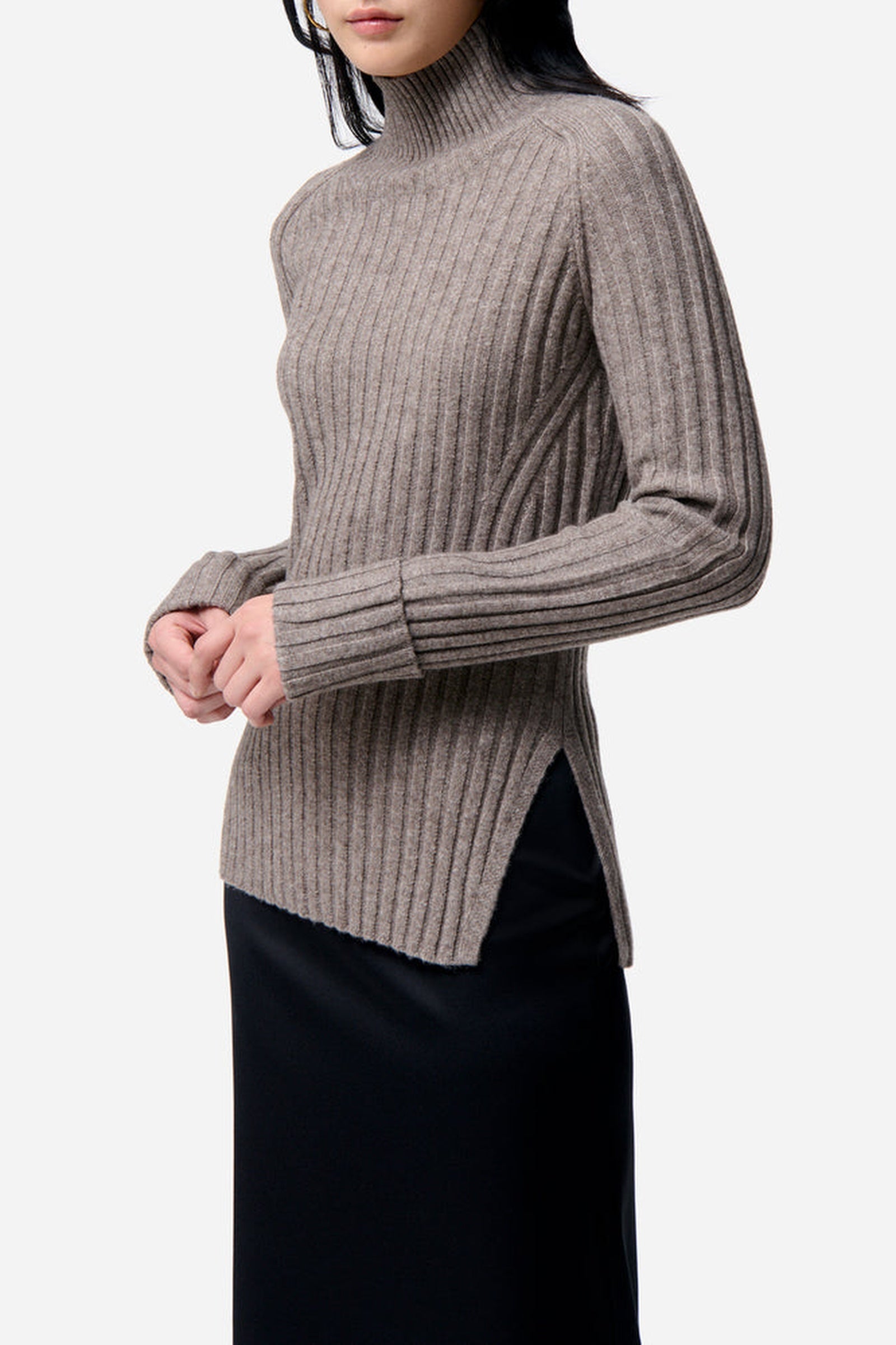 RECO : 130 // Pull Faucon en laine - Taupe