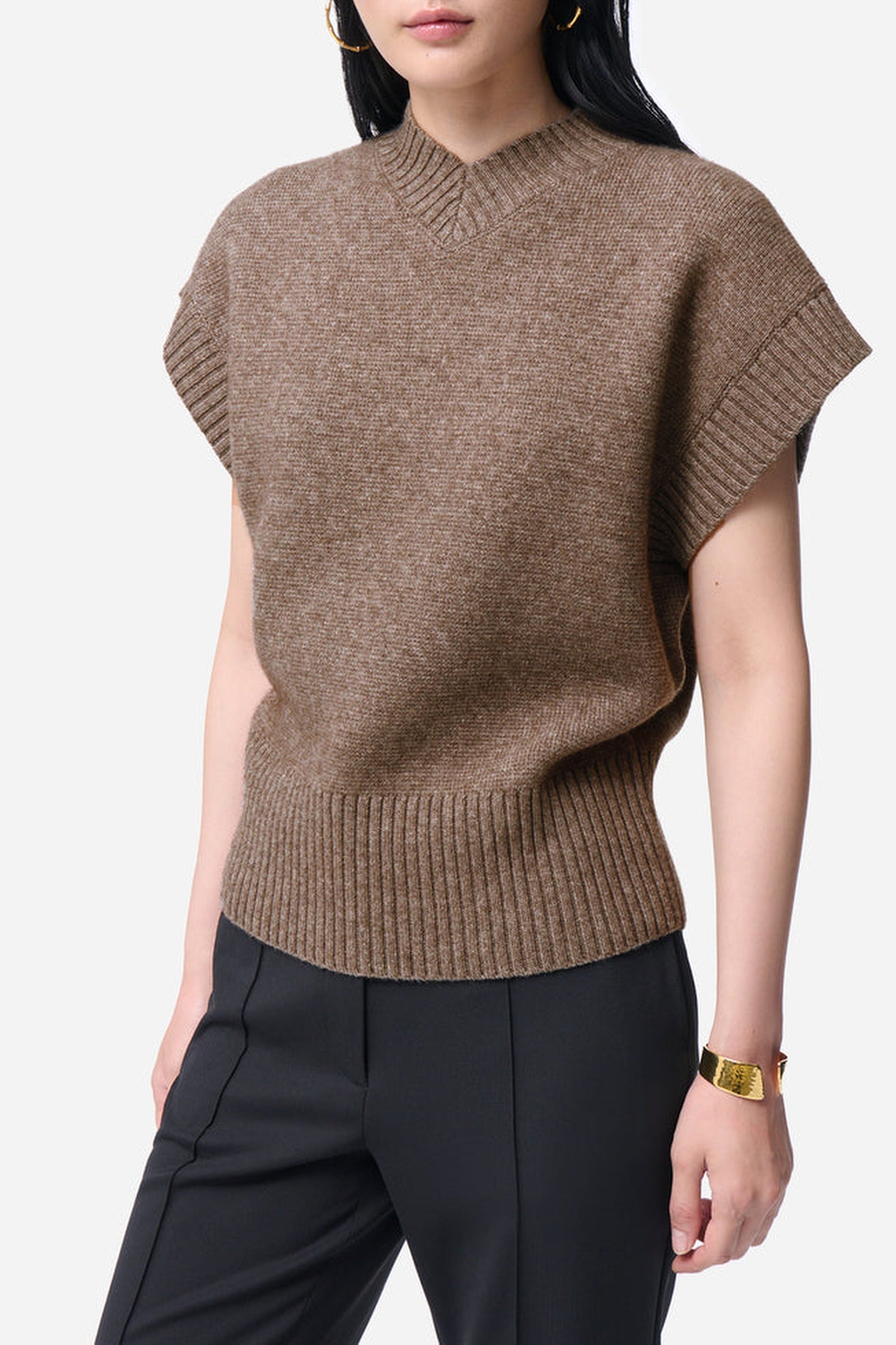 RECO : 130 // Pull Fabio en laine - Taupe