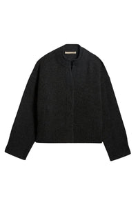 Cardigan Fennel en laine - Anthracite