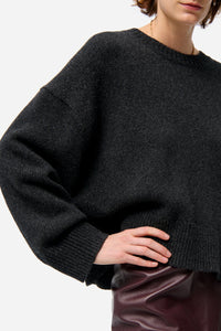 Pull Fortuna en laine - Anthracite