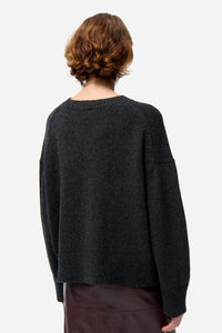 Pull Fortuna en laine - Anthracite