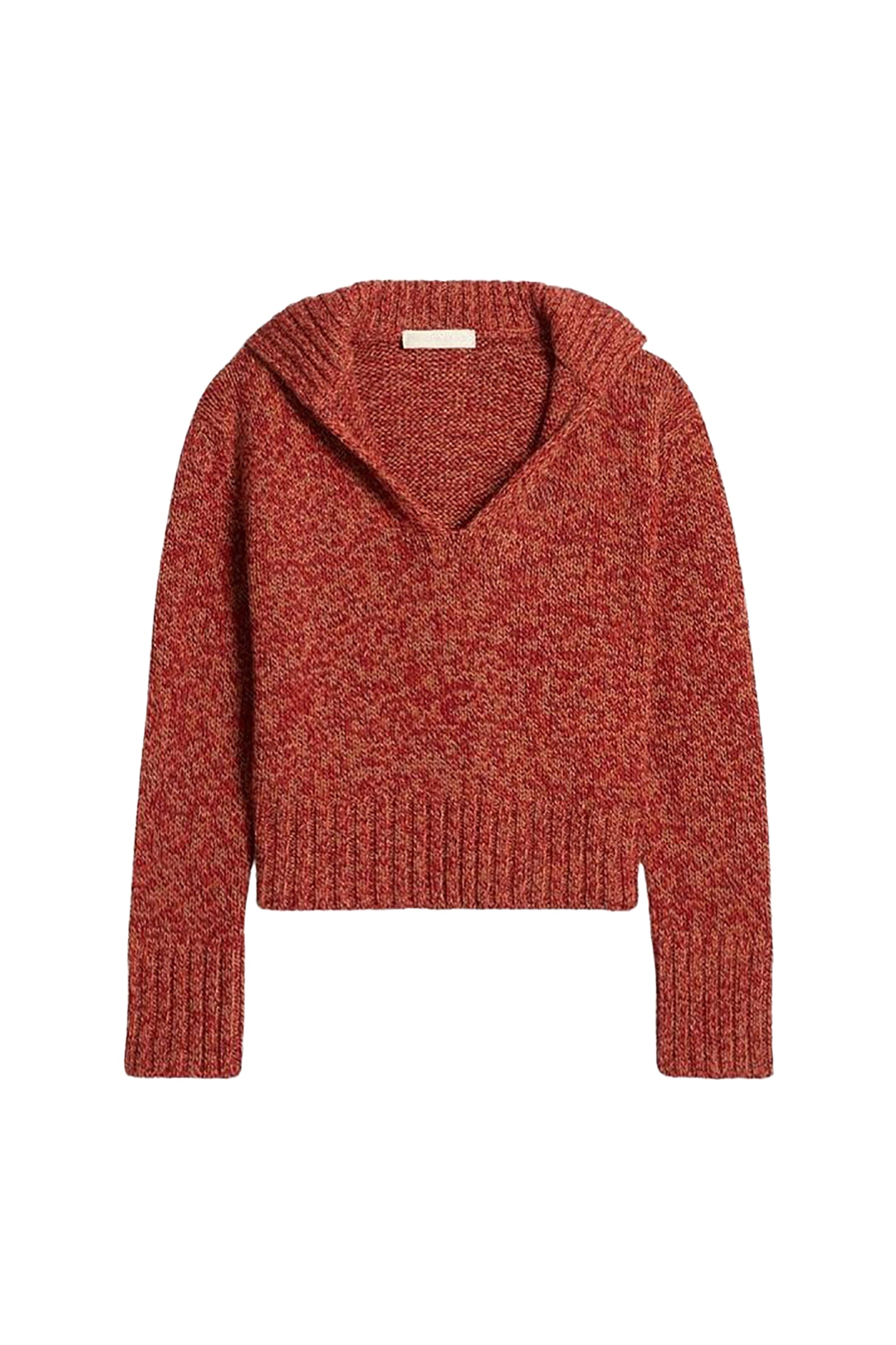Pull Flavio en laine - Brique